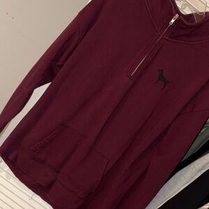 Victoria's Secret Pink Quarter-Zip Sweatshirt